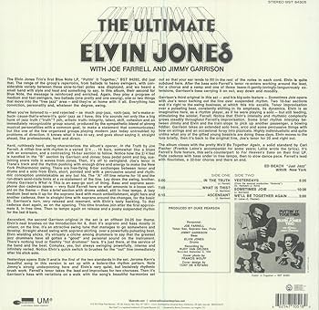 Amazon.com: The Ultimate Elvin Jones[LP]: CDs & Vinyl
